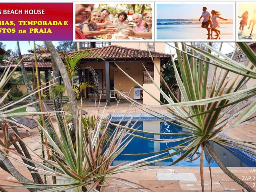Aluguel Temporada Unamar Cabo Frio, férias, feriado ou turismo c piscina até 12 pessoas