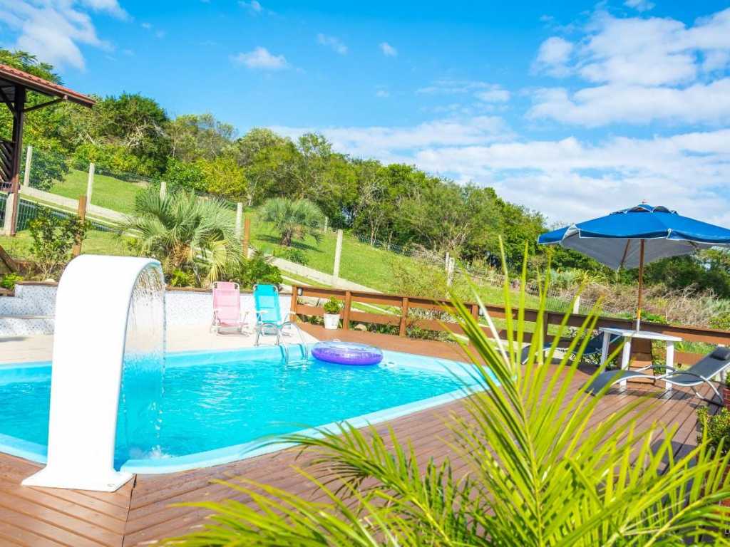 Casa con piscina y fantásticas vistas | Playa rosa
