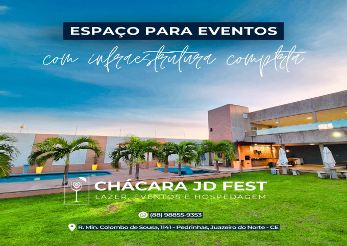 Chácara JD Fest - Lazer, Eventos e Hospedagem em Juazeiro do Norte